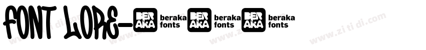 Font Lore字体转换